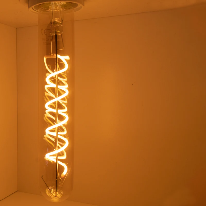 LED-Filament-Bernsteinlampe | Dimmbar | 4W | Rohr | E27 – 2400 K – T32