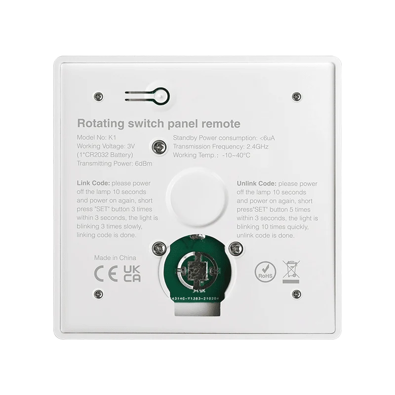 Mi-light | Kabelloser Wanddimmer | Weiß