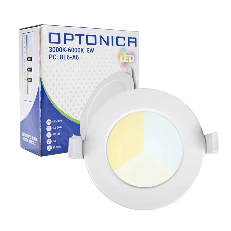LED-Einbaustrahler | 6W | DIMMBAR | Ø105mm | CCT – Farbwechsel