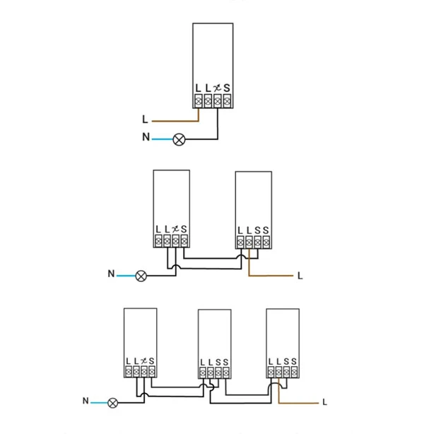 ION LED-Master-Dimmer + Slave-Dimmer | für Hotelvermittlung | 0,3–200 W