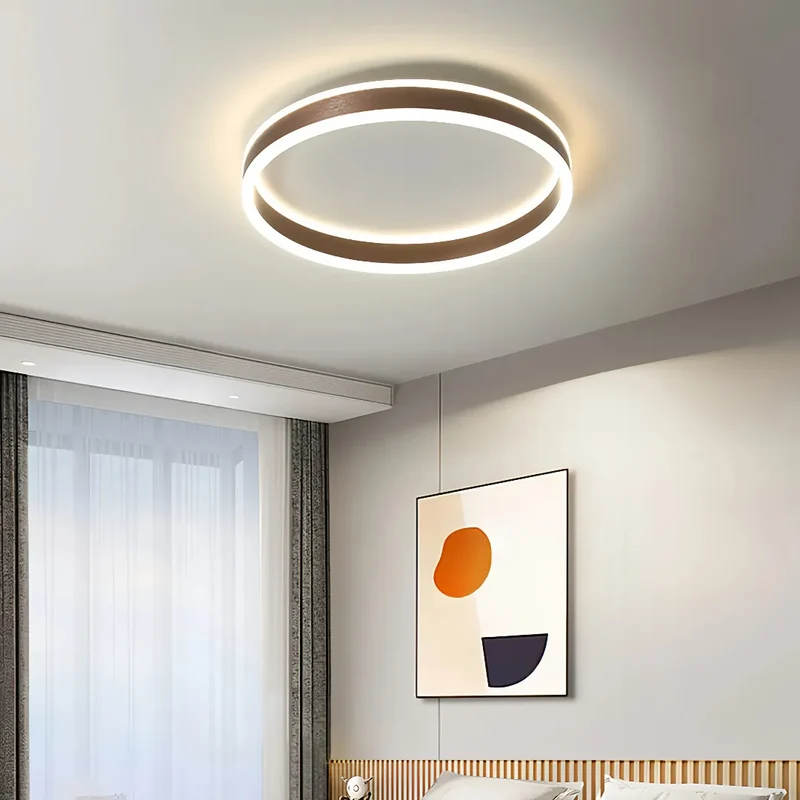 Moderne LED-Ring-Deckenleuchte dimmbar fürs Schlafzimmer – Ø 40/50 cm