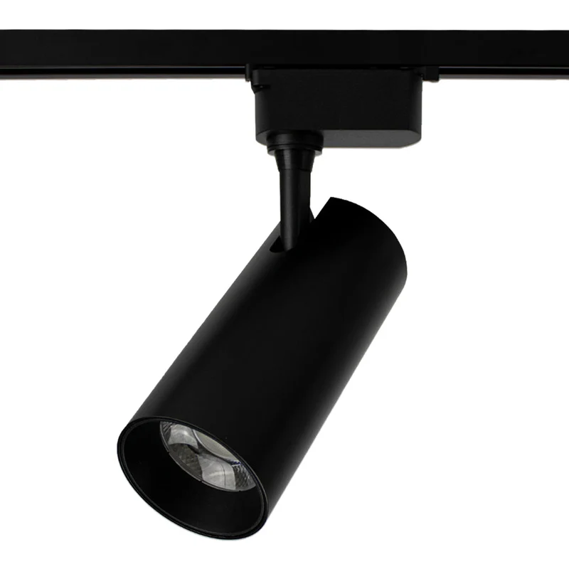 LED 1-Phasen-Schienenstrahler | 30W | 4000K | Schwarz | Piko