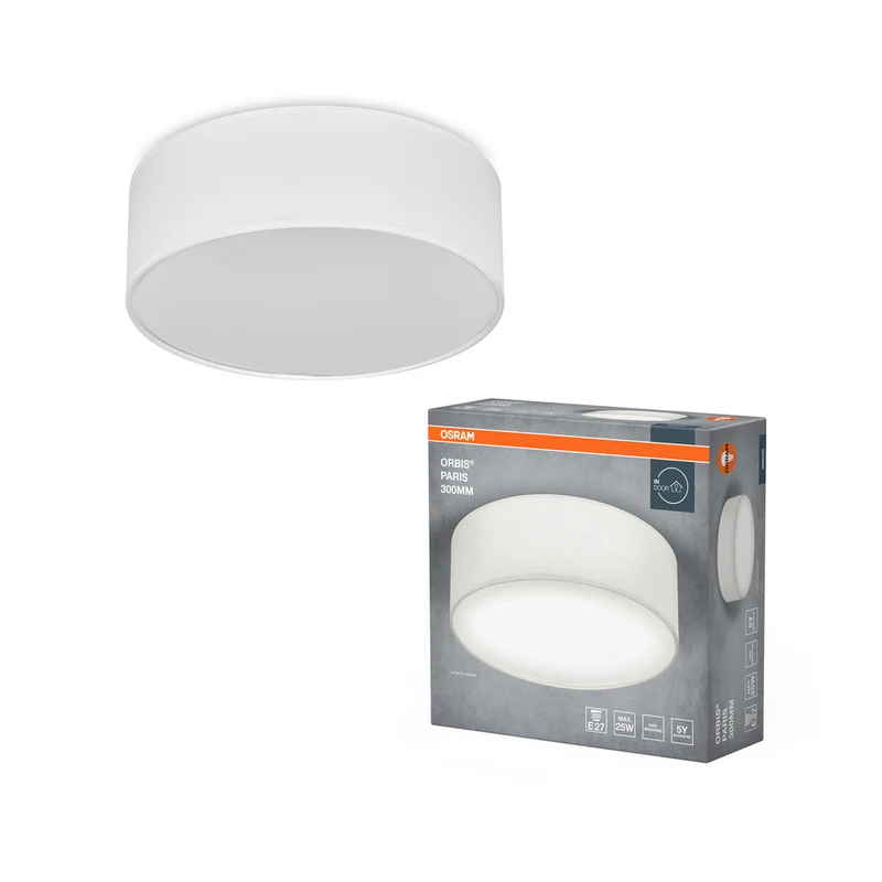 OSRAM ORBIS PARIS Deckenleuchte 300mm, weiß, E27