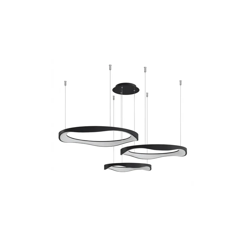 Moderne Deckenleuchte mit geometrischem Design & sanftem Halo – Stratus