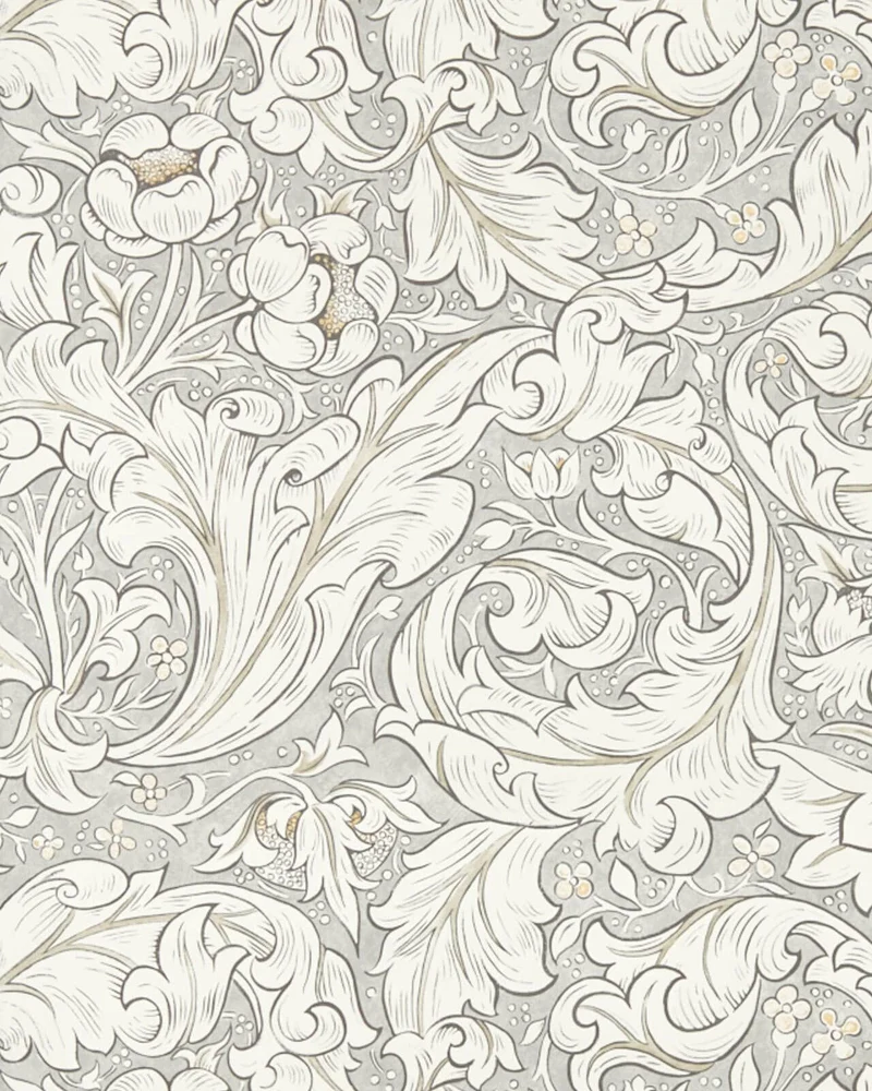 William Morris & Co. Tapet - Pure Bachelor´s Button Stone/Linen