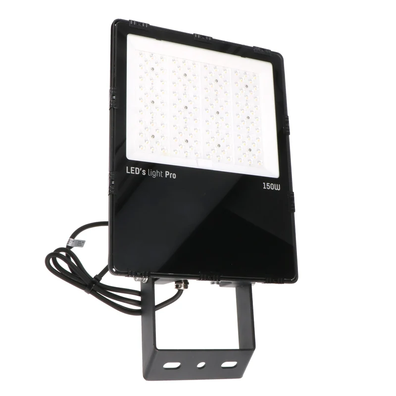 Hochleistungs-LED-Flutlicht 150 W – Wasserdicht (IP66) und korrosionsbeständig (C4) – Schwarz
