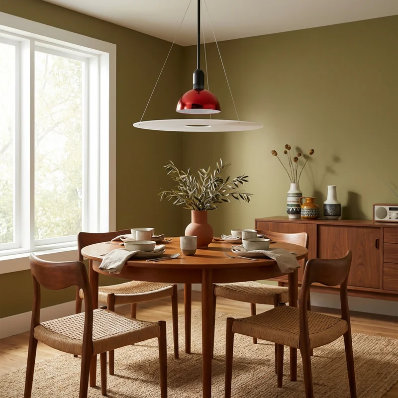 Kreisförmige Design-Deckenleuchte – Alcyon