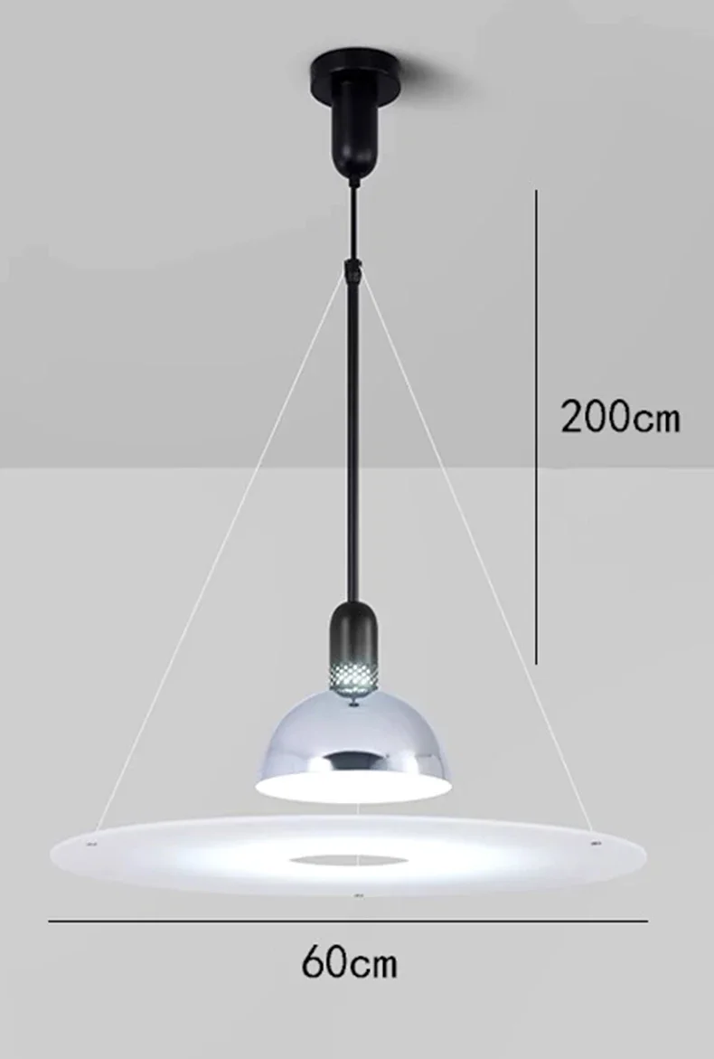 Kreisförmige Design-Deckenleuchte – Alcyon