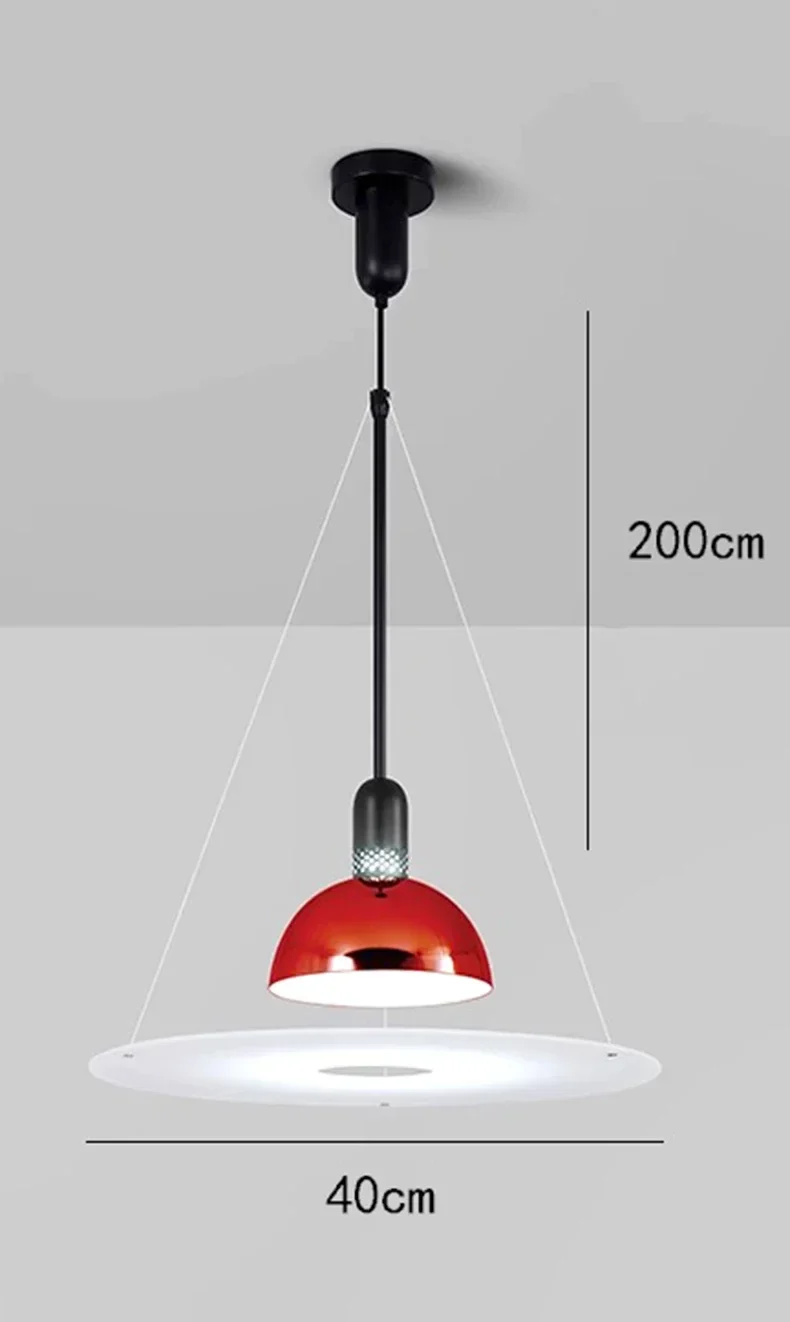 Kreisförmige Design-Deckenleuchte – Alcyon