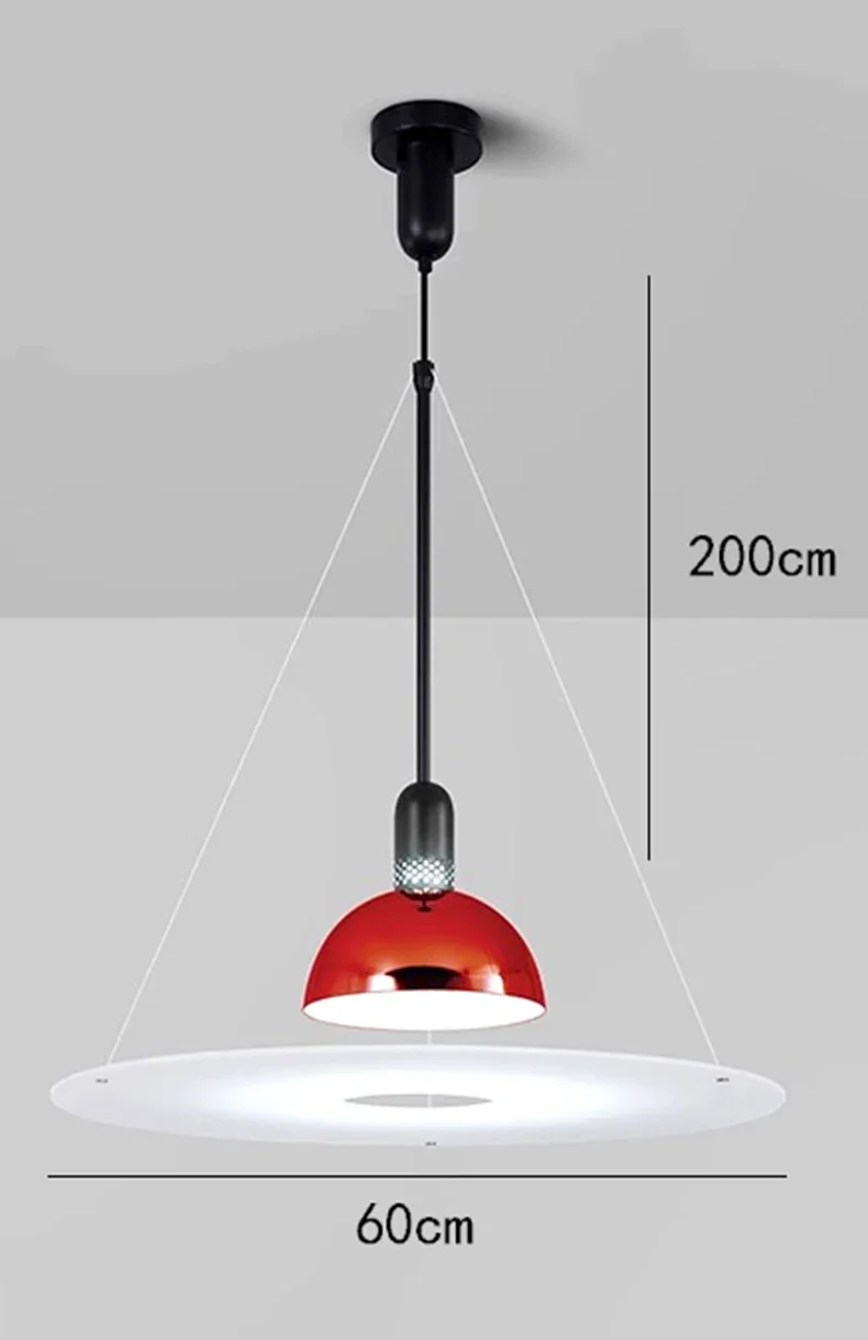 Kreisförmige Design-Deckenleuchte – Alcyon