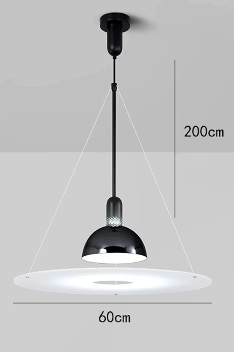 Kreisförmige Design-Deckenleuchte – Alcyon