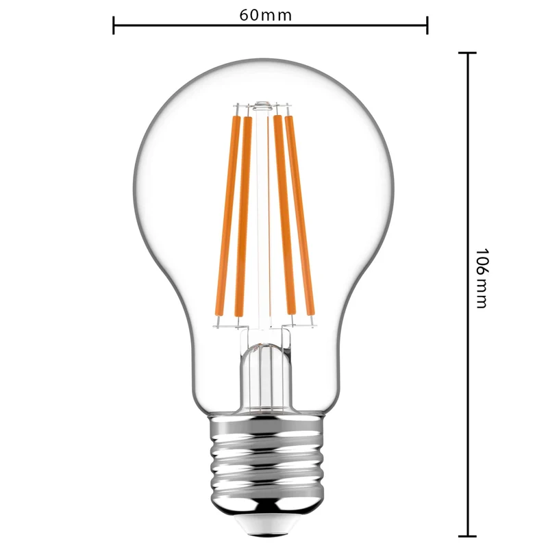 LED-Birne E27 mit Dämmerungssensor 7,3 Watt warmweiß AUTO EIN/AUS - LED's Light