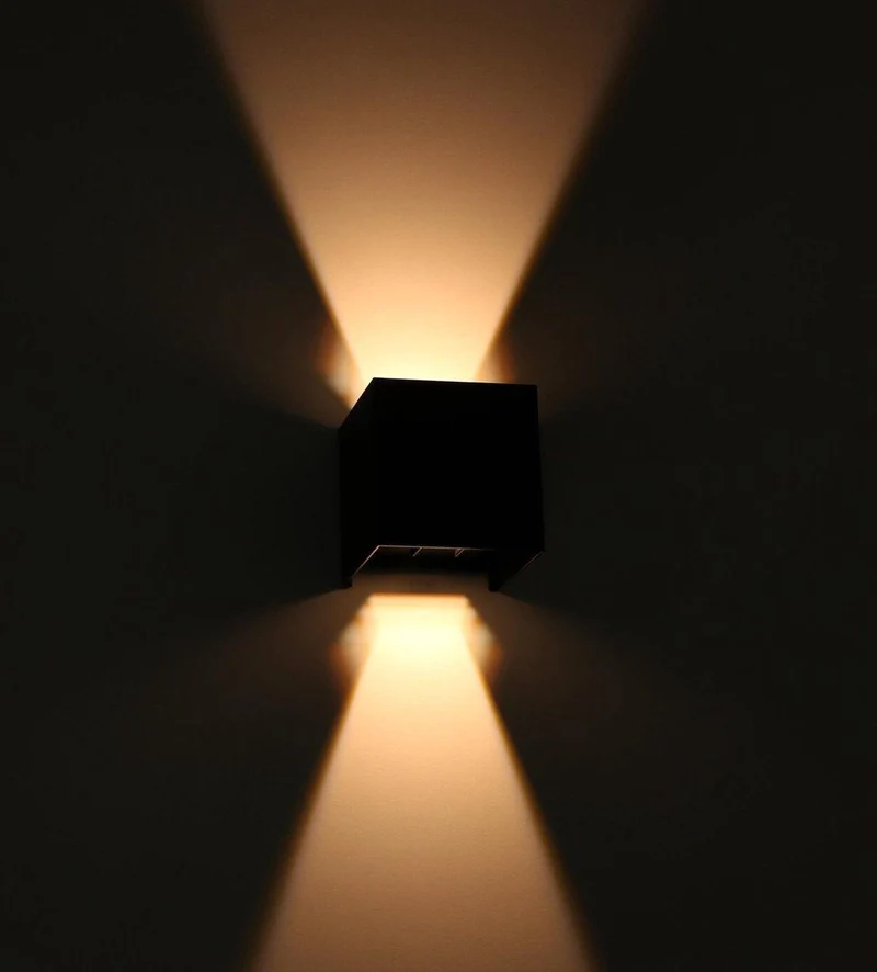 LED Außen-Wandleuchte schwarz 6 Watt warmweiß IP65 Up-Down - LED's Light
