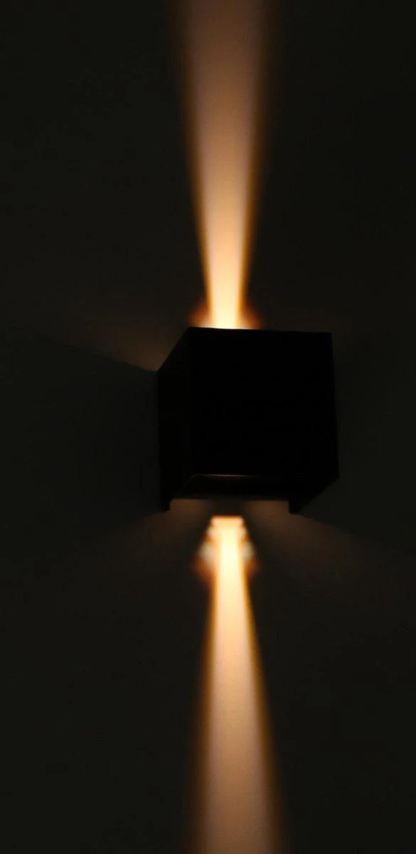 LED Außen-Wandleuchte schwarz 6 Watt warmweiß IP65 Up-Down - LED's Light