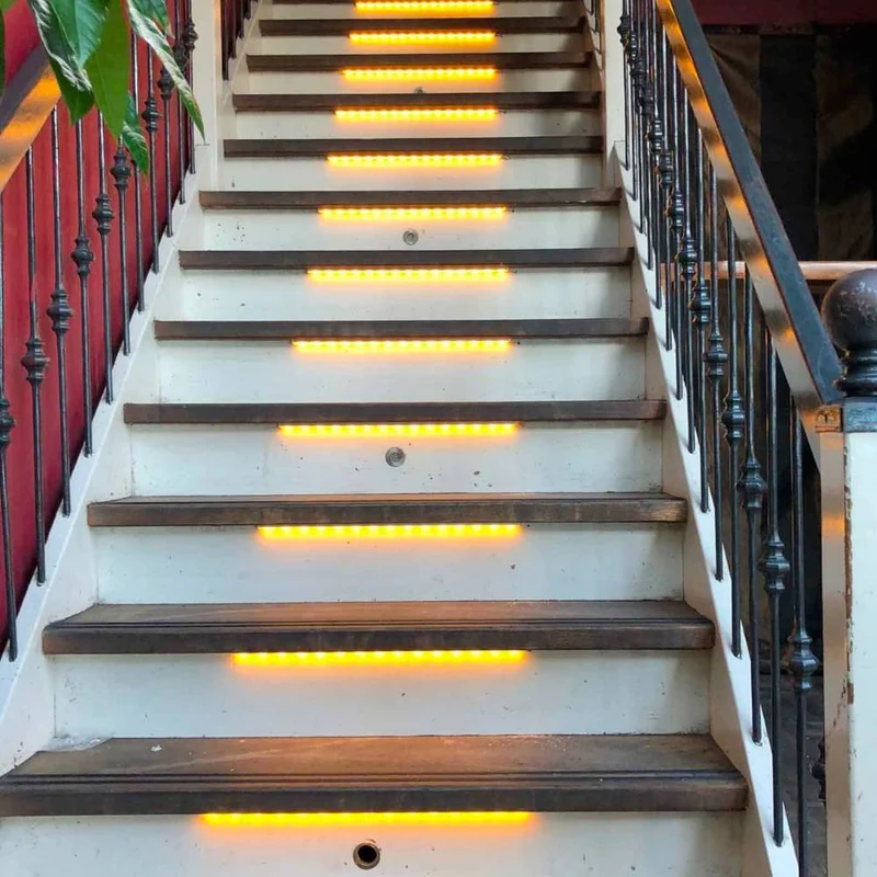 LED-Treppenstufenbeleuchtung für 15 Stufen dimmbar 22W warmweiß - LED's Light