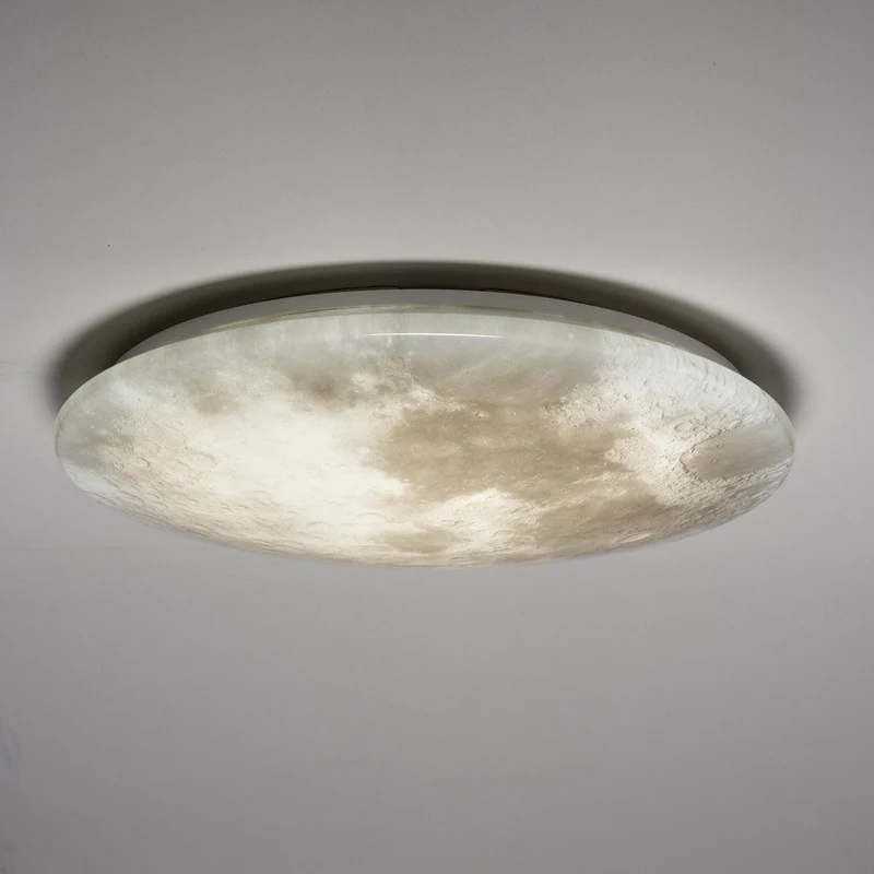 LED's Light Moon Deckenleuchte fürs Schlafzimmer - Dimmbar mit Fernbedienung - 60 cm