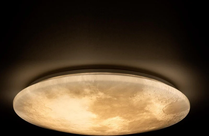 LED's Light Moon Deckenleuchte fürs Schlafzimmer - Dimmbar mit Fernbedienung - 60 cm
