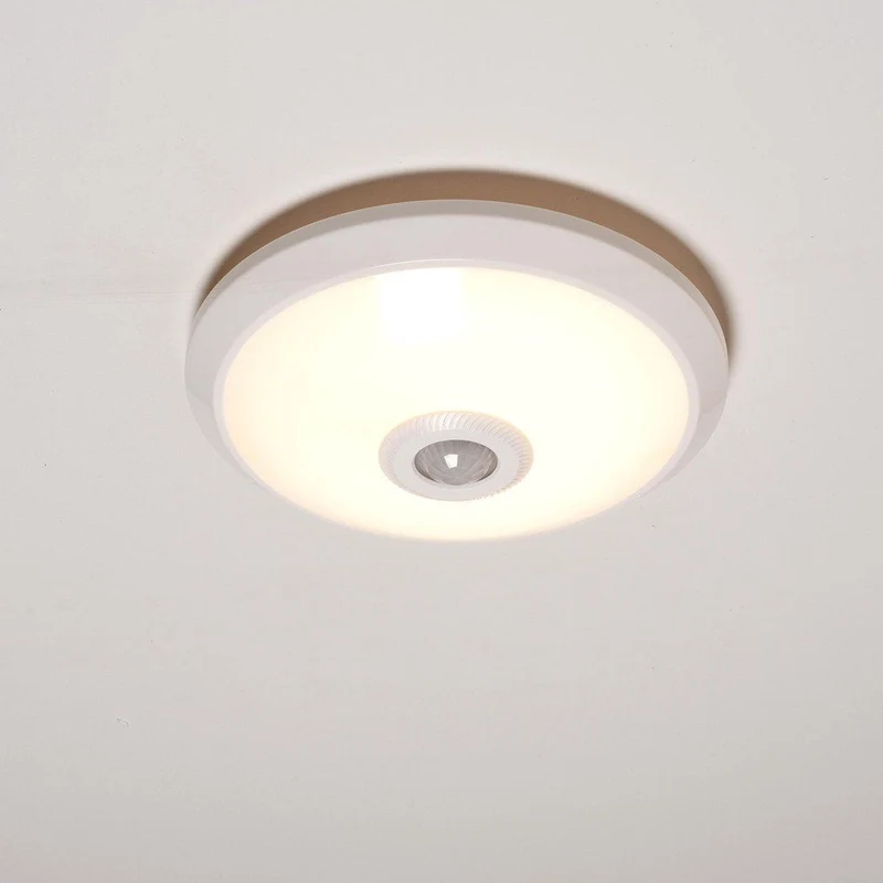 Deckenleuchte mit Bewegungsmelder 8W warmweiß 24cm - LED's Light