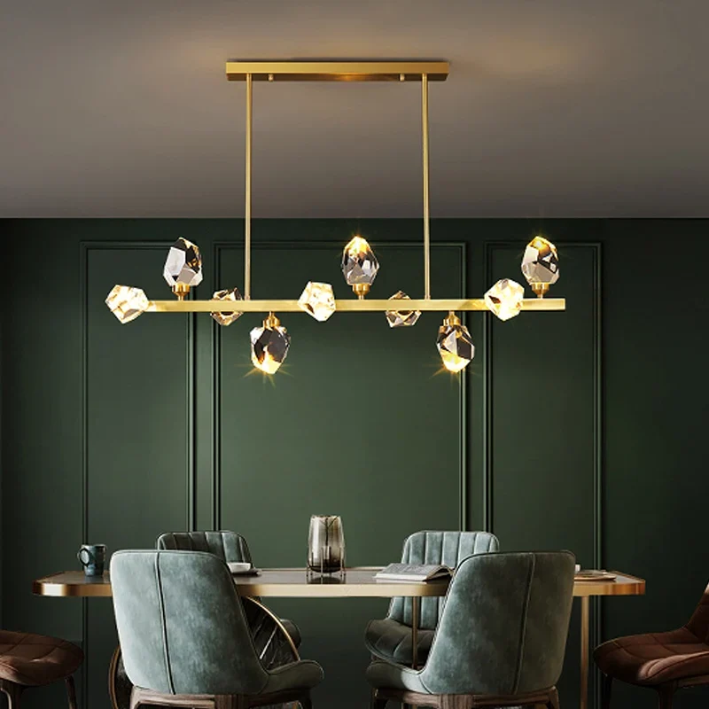 Chic Geometrische Design-Hängelampe aus Kristall – Cubic