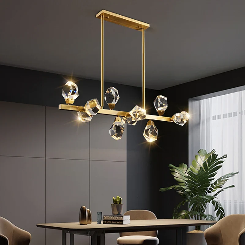 Chic Geometrische Design-Hängelampe aus Kristall – Cubic