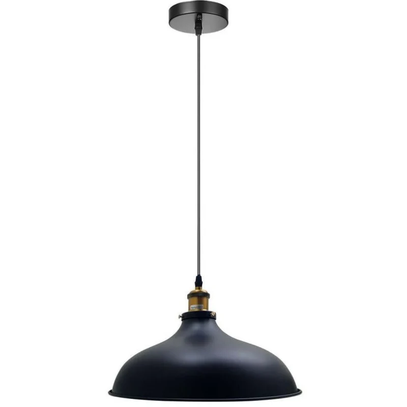Modern Schwarz Pendelleuchte Ø 36cm mit E27 Fassung~3015