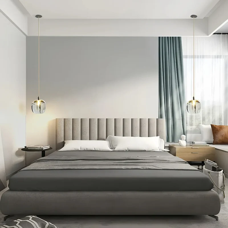Moderne Kristall Pendelleuchte, 1-flammig, Kugel, für Esszimmer
