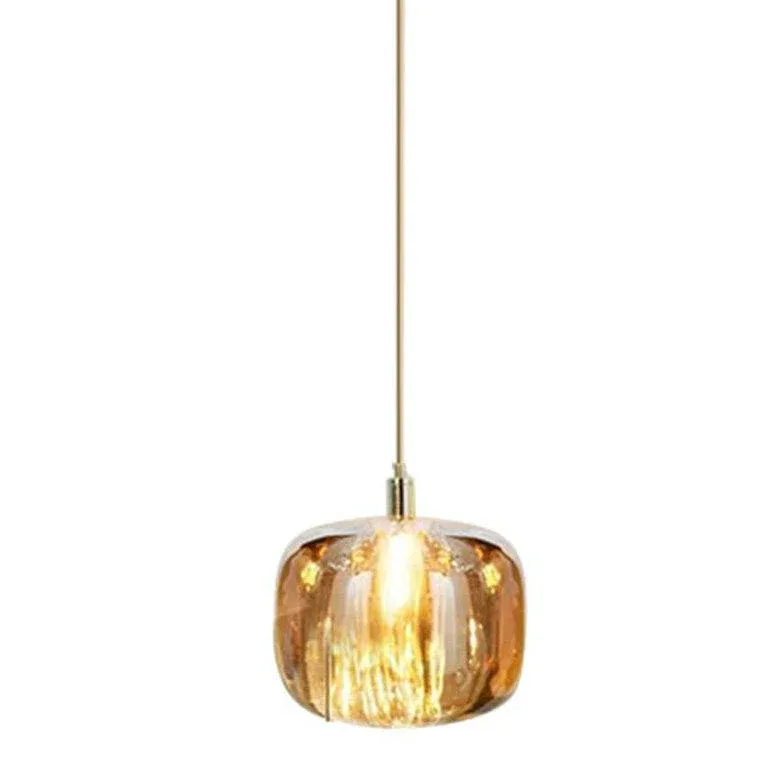 Moderne Kristall Pendelleuchte, 1-flammig, Kugel, für Esszimmer
