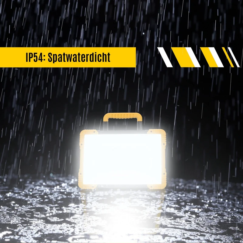 LED-Baustrahler für 18V Werkzeugakkus 40W kaltweiß IK08 IP54 - LED's Work