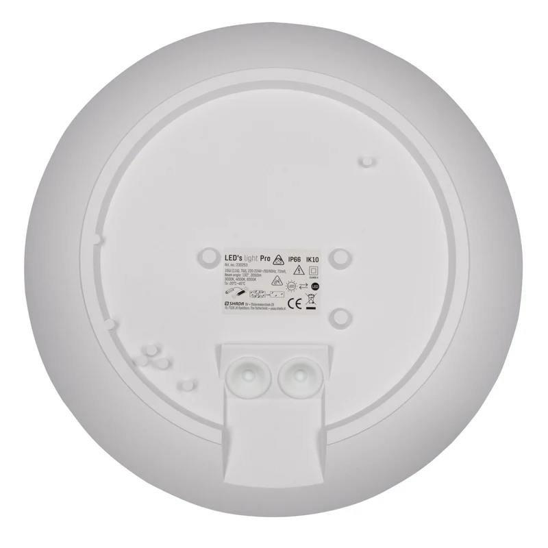 LED-Deckenleuchte 15 Watt IP66 IK10 Lichtfarbe und Leistung einstellbar - LED's Light Pro