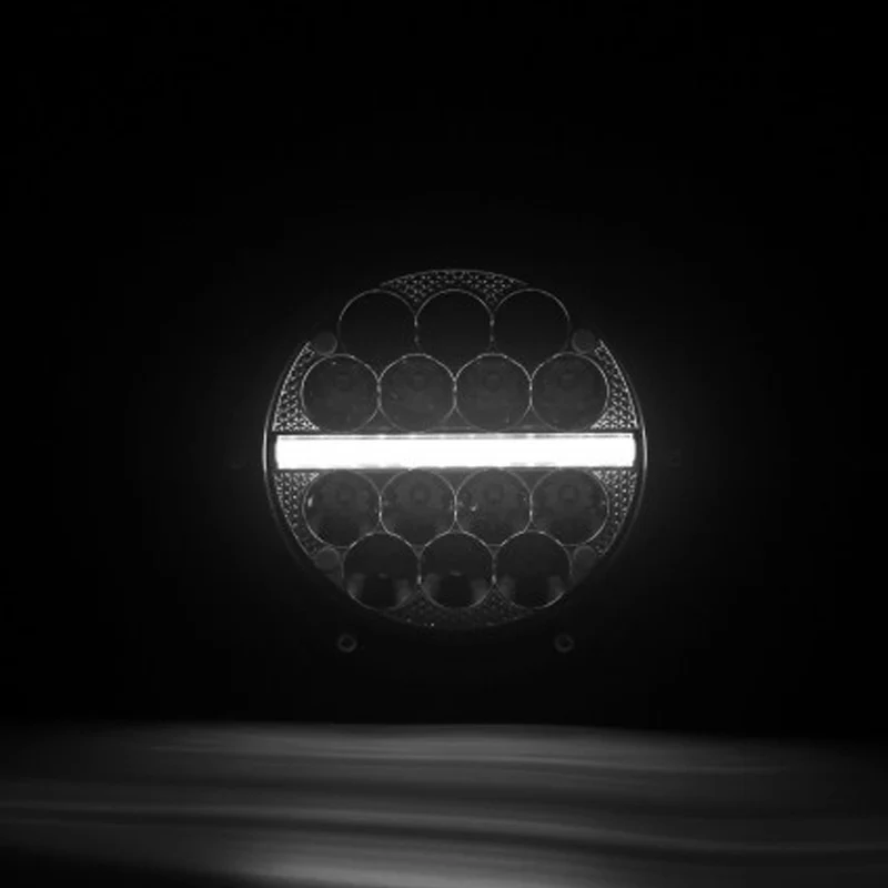 LED-Fernscheinwerfer mit Positionslichtleiste / 7"