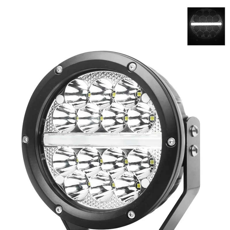 LED-Fernscheinwerfer mit Positionslichtleiste / 7"