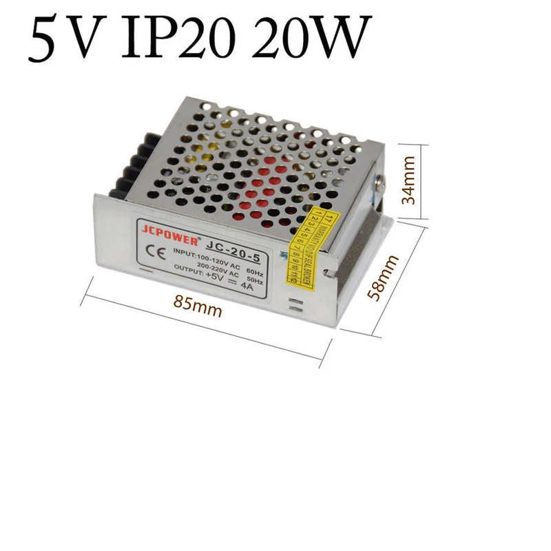 LED Trafo 5V/12V/24V Schaltnetzteil für LED-Streifen~3139