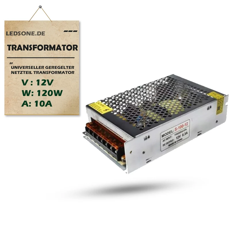 LED Trafo 5V/12V/24V Schaltnetzteil für LED-Streifen~3139