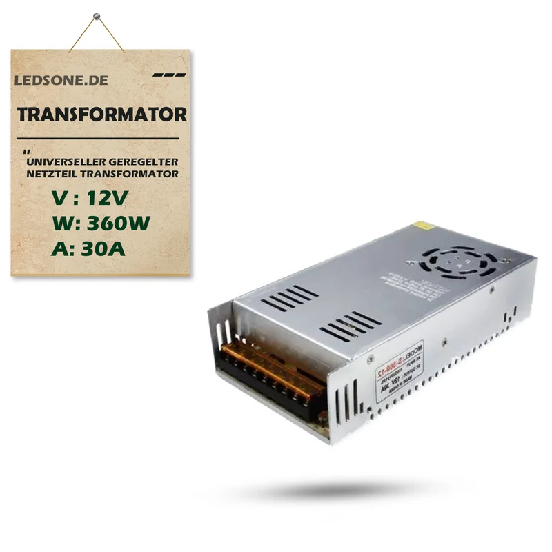 LED Trafo 5V/12V/24V Schaltnetzteil für LED-Streifen~3139
