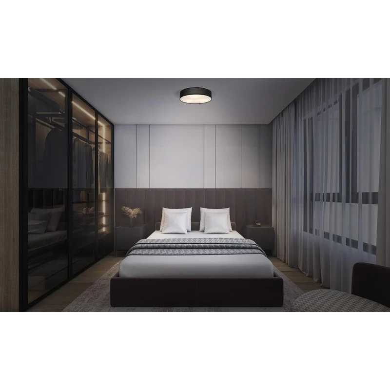 OSRAM ORBIS PARIS Deckenleuchte 400mm, schwarz, 2xE27