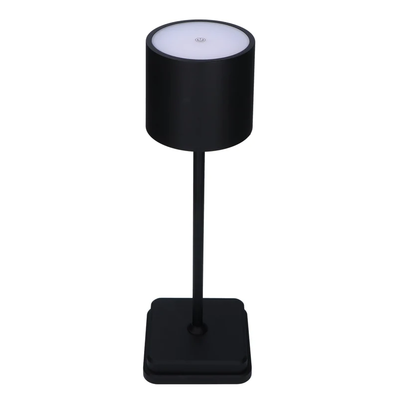 Akku LED-Tischleuchte schwarz dimmbar IP54 warm-neutral-kaltweiß Ladeschale - LED's Light