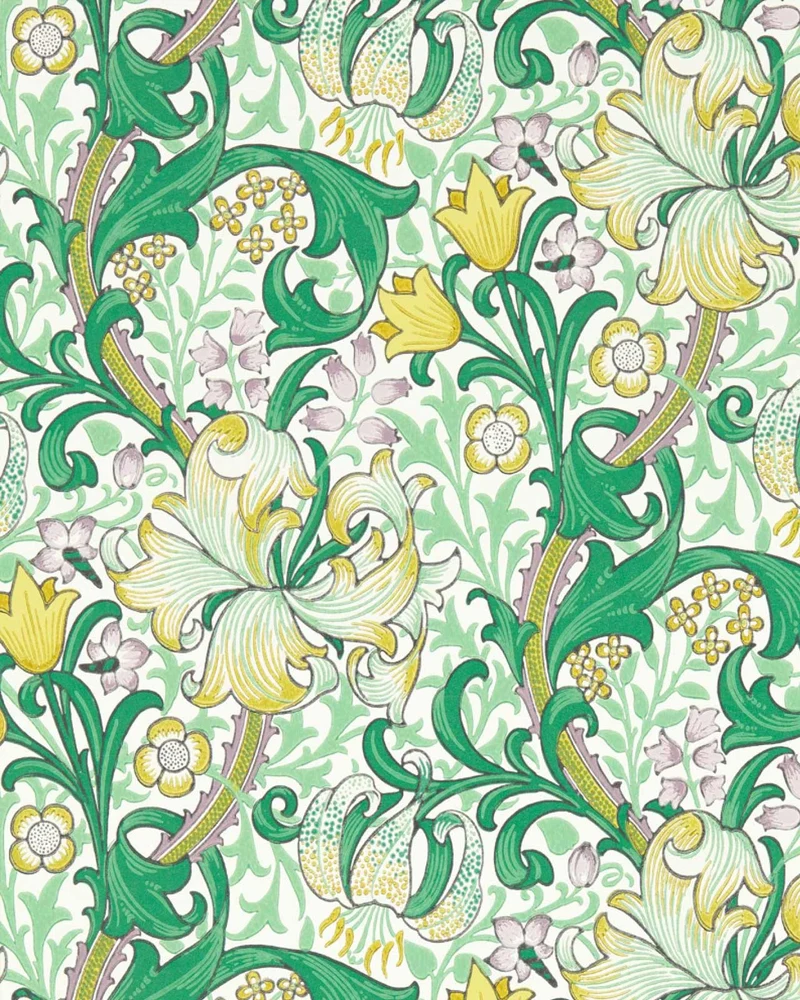 William Morris & Co. Tapet - Golden Lily Secret Garden