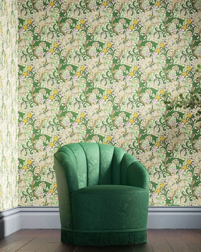 William Morris & Co. Tapet - Golden Lily Secret Garden