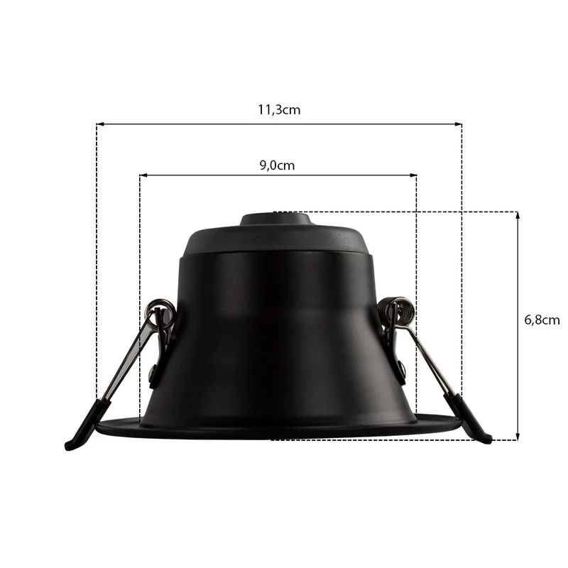LED-Einbaustrahler | Dimmbar | 10W | Ø90 | CCT – Farbwechsel