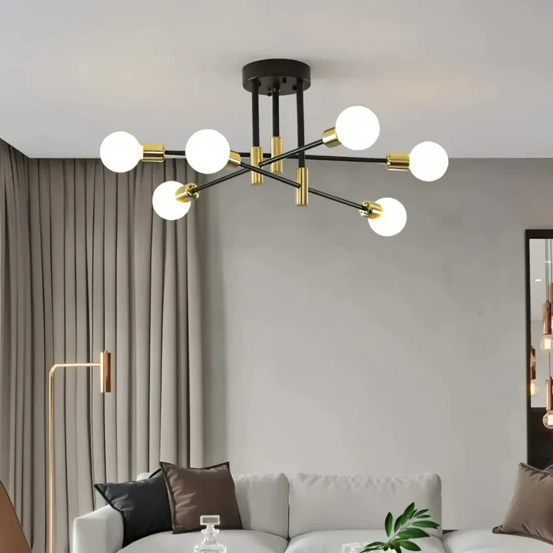Sputnik Pendelleuchte im Mid-Century-Stil für Wohnzimmer