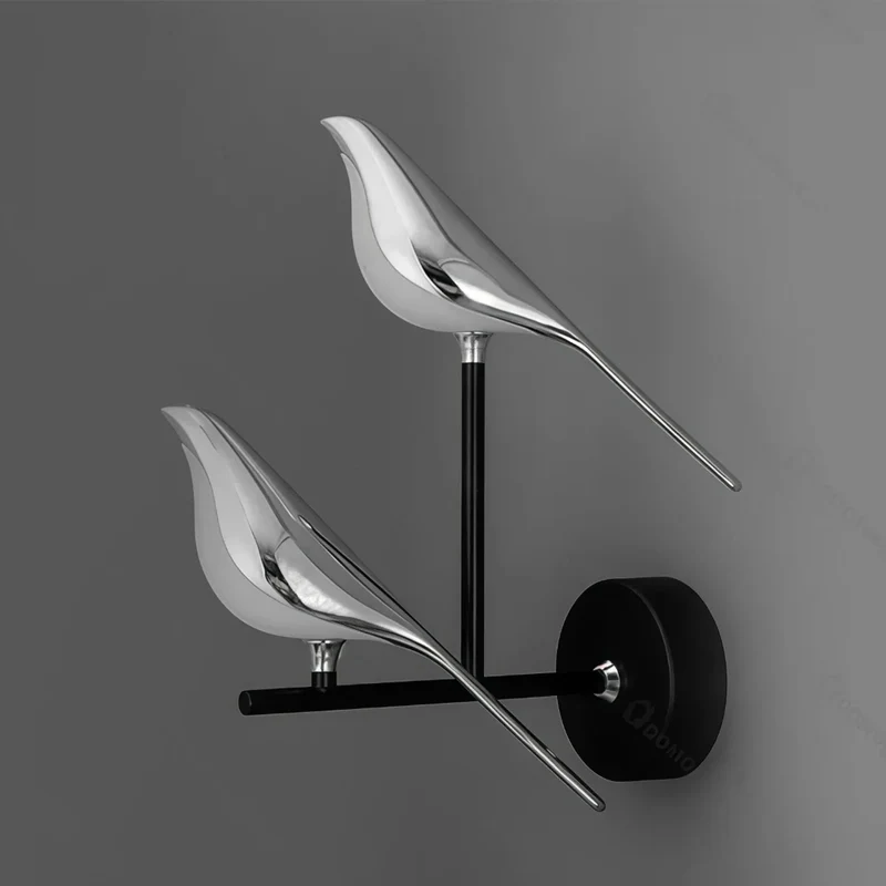 Vogel Wandleuchte im modernen Design für Schlafzimmer