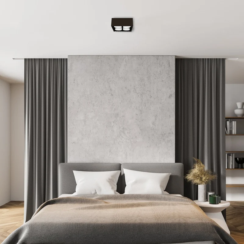 Deckenleuchte schwarz 4x GX53 bis 12W - LED's Light