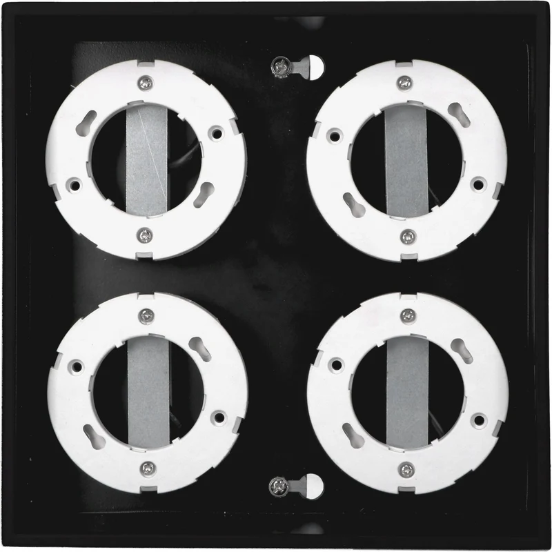 Deckenleuchte schwarz 4x GX53 bis 12W - LED's Light