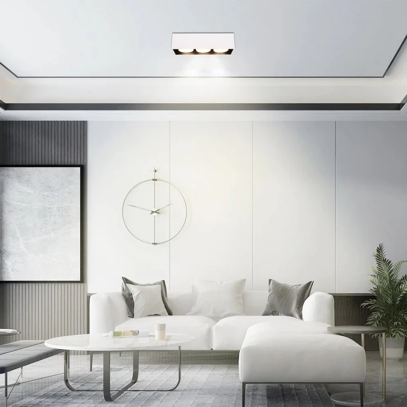 Deckenleuchte weiß 3x GX53 bis 12W - LED's Light