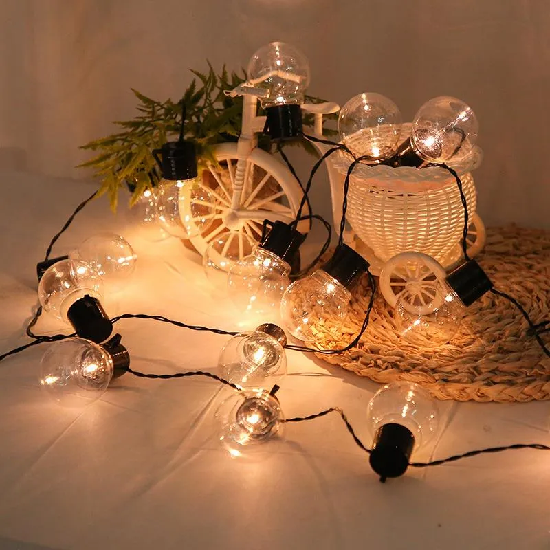 Solar-Lichterkette – Pin-Kabel | 5 Meter | 20 LEDs | Warmes Licht