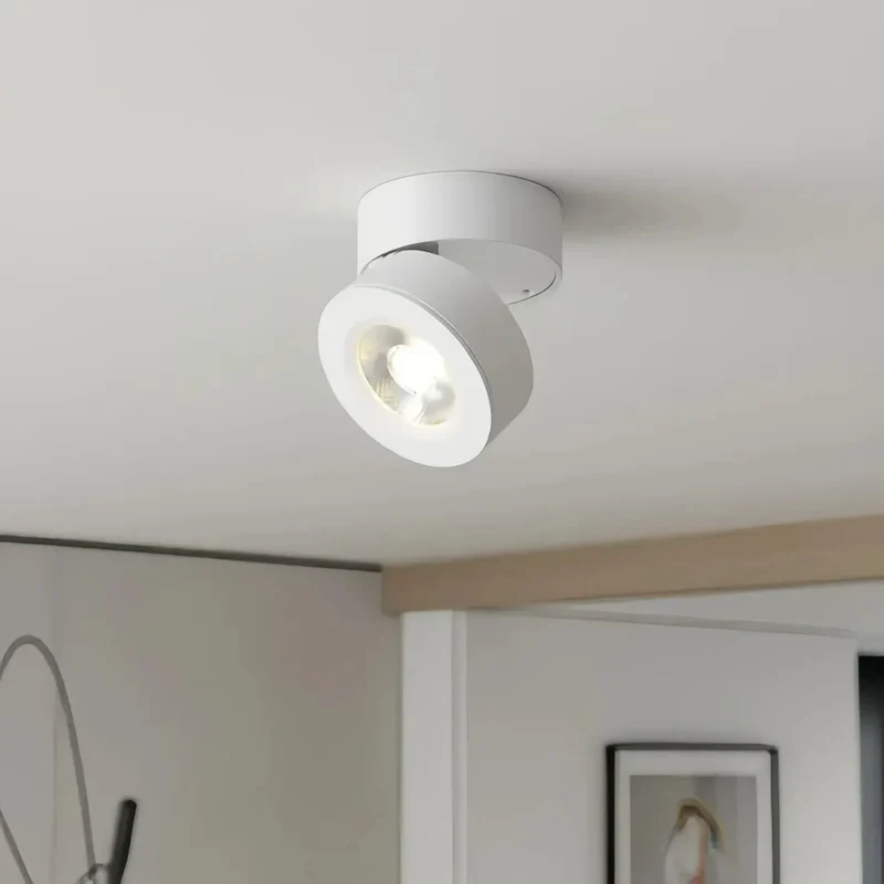 Moderner runder LED-Deckenstrahler verstellbar ideal für Wohnzimmer