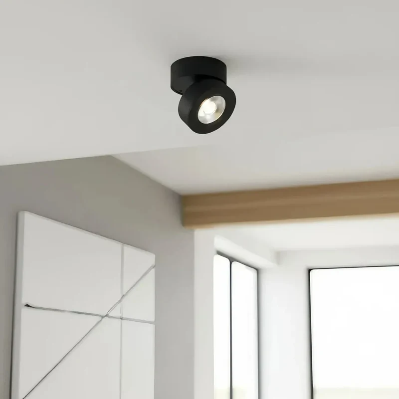 Moderner runder LED-Deckenstrahler verstellbar ideal für Wohnzimmer