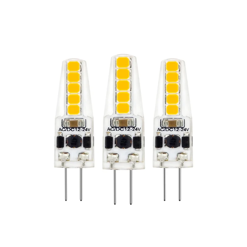 LED Kapsel G4 1,9W warmweiß Klar 12V dimmbar 3-Pack - LED's Light