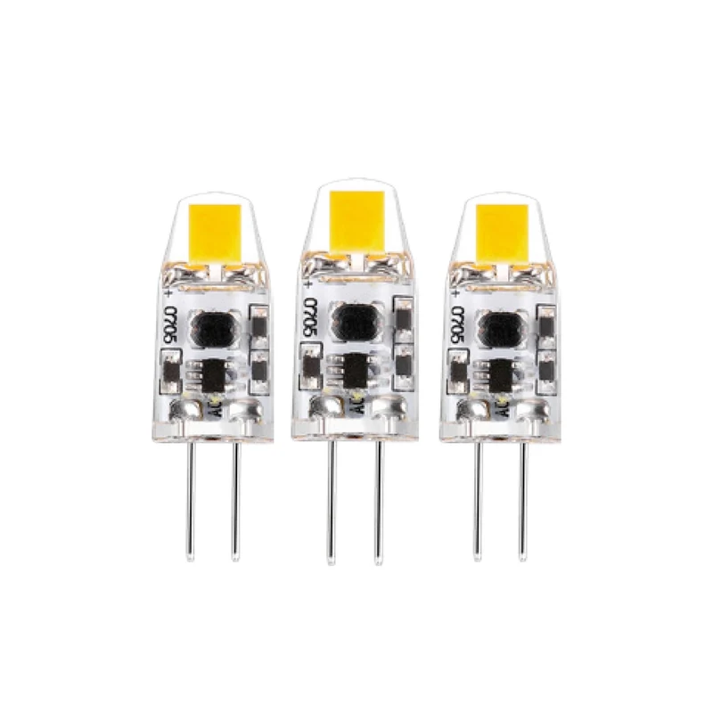 LED Kapsel G4 1W warmweiß Klar 12V dimmbar 3-Pack - LED's Light