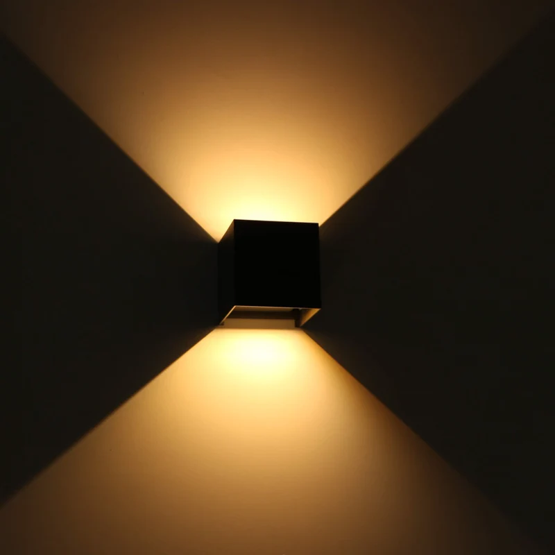 LED Außen-Wandleuchte anthrazit 6 Watt warmweiß IP65 Up-Down - LED's Light
